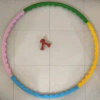 حلقه ورزشی + یک جفت دمبل ورزشی نیم کیلویی