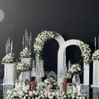 گل ارایی مجالس نامزدی وعقدو عروسی..
