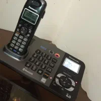 تلفن بیسیم پاناسونیک 9381دو خط مالزی منشی دار|تلفن رومیزی|مشهد, زیبا شهر|دیوار