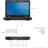 لپتاپ نظامی Dell صفحه لمسی وارداتی|رایانه همراه|شیراز, شهرک سراج‎|دیوار
