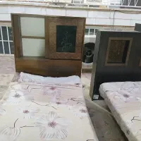 تخت خواب ام دی اف|تخت و سرویس خواب|قم, زنبیل آباد|دیوار