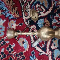 قلیان برنجی عتیقه/قدیمی و اصیل کار دست، تزئینی|کلکسیون اشیاء عتیقه|قم, محمد آباد|دیوار