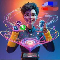 متخصص هوش مصنوعی، طراح گرافیست، فتوشاپ و ادیتور