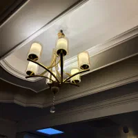 لوستر شش شعله مدرن|لوستر و چراغ آویز|قم, سعادتی|دیوار