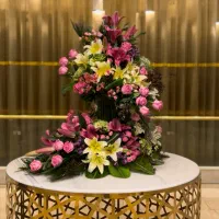 تزیین کار حرفه ای گل