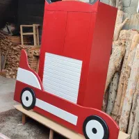 ست تخت و کمد  مدل ماشین