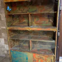 کتاب خانه کمد دار ویترین