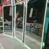 آینه فریم چوبی ضخیم سندبلاست کلیردار کد33|آینه|ارومیه, |دیوار