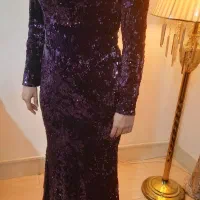 لباس مجلسی بنفش|لباس|رباطکریم, رباطکریم|دیوار