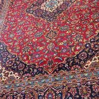 فرش ۱۲ متری کاشان و کناره و قالیچه دستبافت|فرش|رشت, حاجی آباد|دیوار