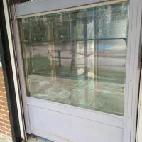 یخچال ویترینی ۲ در+ دستگاه گرمکن سمبوسه+میز کار