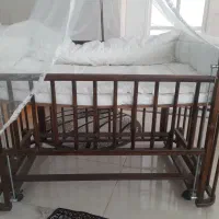 گهواره چوب راش درجه یک|تخت و سرویس خواب|سنندج, |دیوار