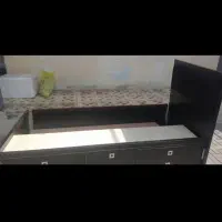 تخت تک نفره با سه کشو بسیار مقاوم و بدون خط و خش