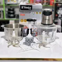 خردکن ونیز ایتالیا دو کاسه دو تیغه مجز به پمپ دستی