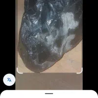 دو عدد شهاب سنگ اهنی وکربنی یا الماس سیاه
