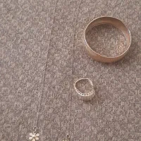 طلا تک پوش انگشتر گوشواره قاب عکس