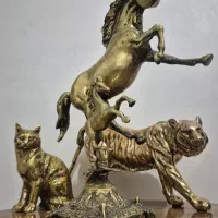 لوستر ابکاری وسایل برنجی|لوستر و چراغ آویز|نسیمشهر, |دیوار