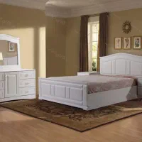 تخت وسرویس خواب دونفره ...بستا|تخت و سرویس خواب|مشهد, دانشجو|دیوار