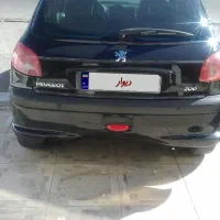 ۲۰۶ تیپ۵ مشکی بیرنگ مدل ۹۶|خودرو سواری و وانت|ابهر, |دیوار