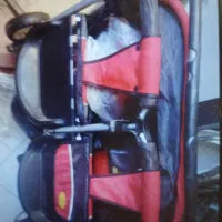 کالسکه دوقلو (دو نفره) برند Happy Baby - در حد نو|کالسکه و لوازم جانبی|رباطکریم, رباطکریم|دیوار