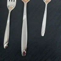 سرویس قاشق چنگال ۱۲ نفره|ظروف سرو و پذیرایی|خرم‌آباد, |دیوار