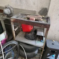 منقل کبابی با فن ۱/۲  طول یک متری