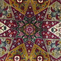 فرش دستبافت  6متری جفت/گل ابریشم/اقساط|فرش|شیراز, قدوسی غربی|دیوار
