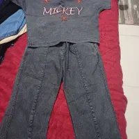 کراپ و شلوار ست بچگانه ۳تا ۶سال