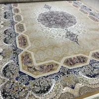 فرش هزار شانه طرح افشان باغ بهشت|فرش|دوگنبدان, |دیوار