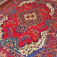 جفت قالی ۶متری دستباف زمینه قرمز|فرش|تهران, اکباتان|دیوار