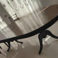 میز چوب گردو اصل 8و 10 نفره بسیارزیبا