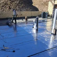 ایزوگام  قیر گونی حتی نیم متر لکه گیری میایم