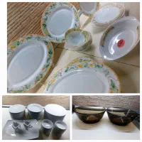 ظروف آرکوپال چینی سفید هتلی کاسه پیرکس دودی