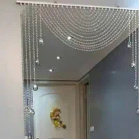 دکوراسیون کریستال یه کار جدید از پرده سرای ابریشم|پرده، رانر، رومیزی|بروجرد, |دیوار