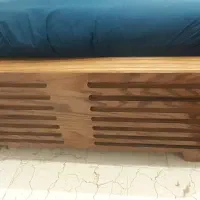تخت چوبی تکنفره  تخت چوبی یکنفره  تخت چوبی|تخت و سرویس خواب|تهران, میدان ولیعصر|دیوار