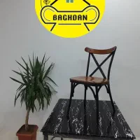 صندلی لهستانی کافه پلاستیکی میز ۹۰ در ۹۰ باغدان