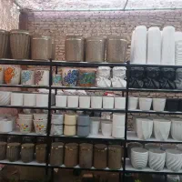 قفسه فلزی ۴ طبقه محکم و تمیز|کتابخانه، شلف، قفسه‌های دیواری|یزد, |دیوار