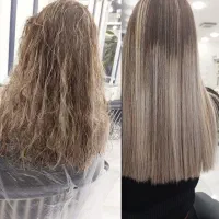 انجام خدمات   رنگ و لایت کراتین وبوتاکس و پروتئین