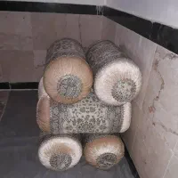 ۶عدد بالشت با۶عدد پشتی جنس عالی به فروش میرسد