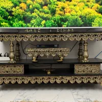 میز تلوزیون برنجی کاملا نو|میز تلویزیون|پاکدشت, پاکدشت (مامازند)|دیوار