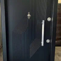 درب ضد سرقت cnc درب اتاق، نرده شیشه ای کدK060