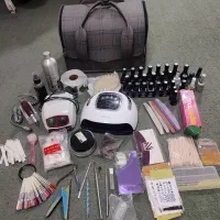 پک کامل وسایل کاشت ناخن|آرایشی، بهداشتی، درمانی|کرج, المهدی|دیوار