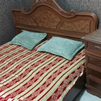 سرویس خواب ۲نفره تمام چوب دراور اینه و پاتختی