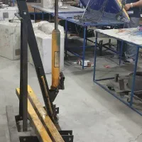 جرثقیل کارگاهی تاشو (خرچنگی) ۲ تنی