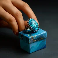 افسانه آسمان در دستان شما انگشتری با قلب نیشابور|جواهرات|اراک, |دیوار