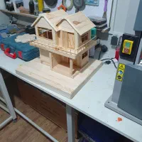 کلبه چوبی تزئینی