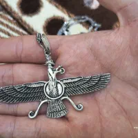 پلاک نقره بزرگ فروهر|جواهرات|اهواز, کیانشهر|دیوار