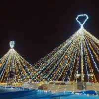 ریسه آرایی|ریسه و چراغ تزئینی|میناب, |دیوار