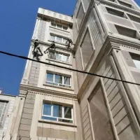 کار در ارتفاع بدون داربست باطناب