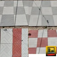 موزائیک پلیمری نرده صراحی و دورباغچه رنگی